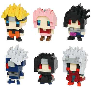 NARUTO × Kawada (Nanoblock) ナノブロック NBMC_45 NARUTO-ナルト- 疾風伝