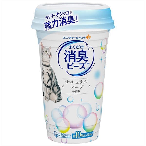 Unicharm 猫トイレまくだけ 香り消臭ビーズ ソープの香り